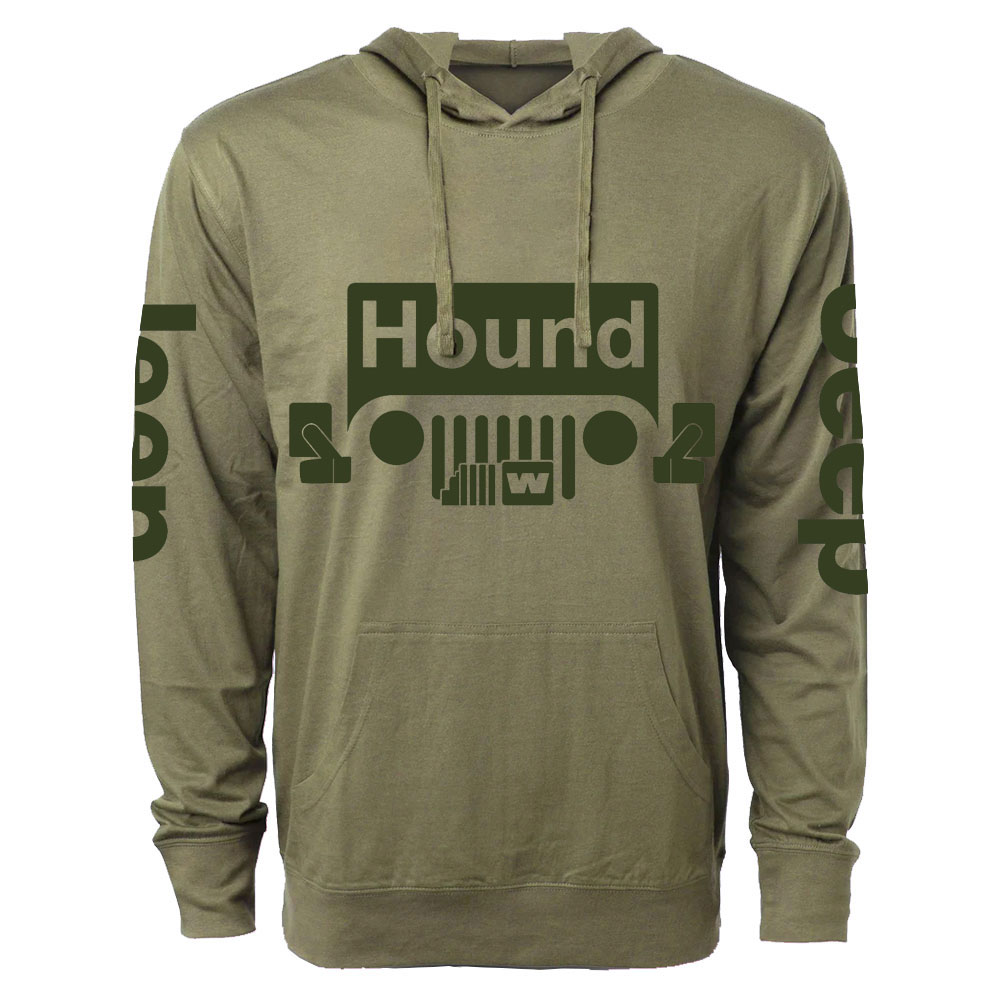 Hound Jp Logo Oversized Lightweight Hoodie