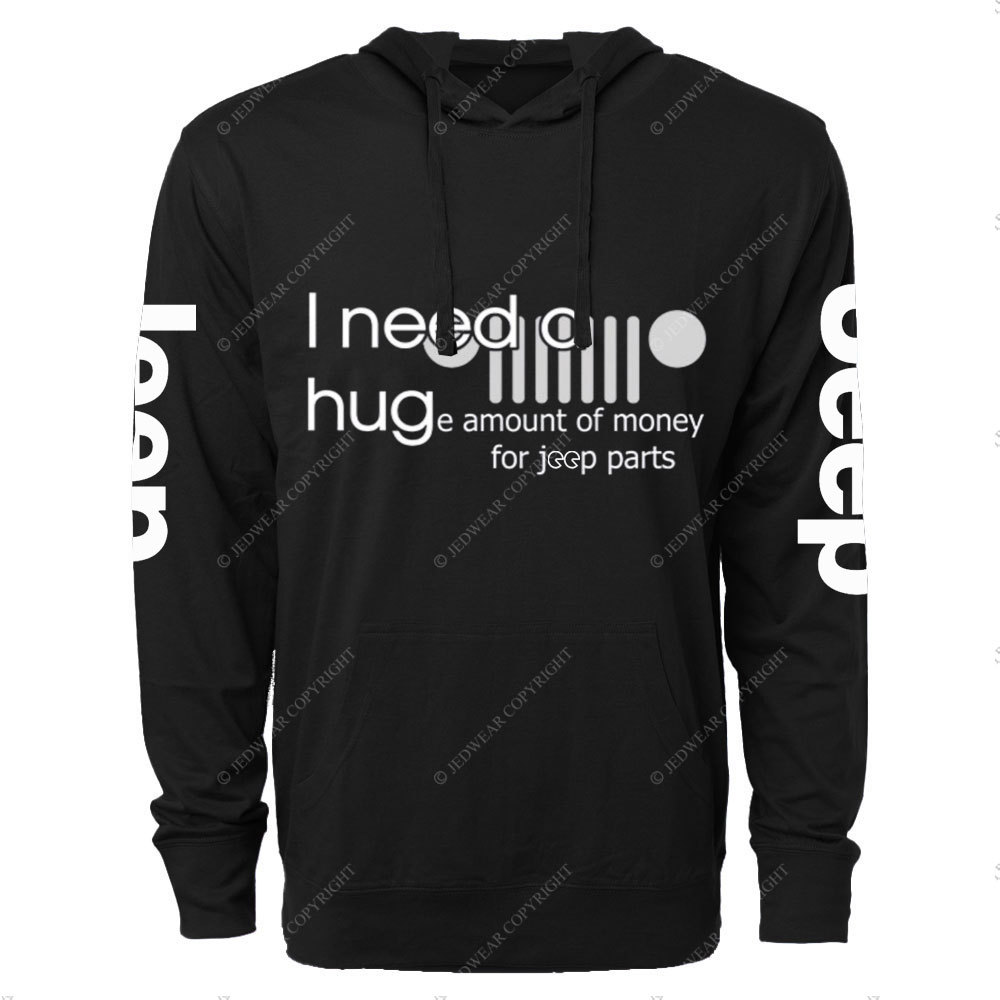 I Need A Hug Funny Jp Oversized Lightweight Hoodie