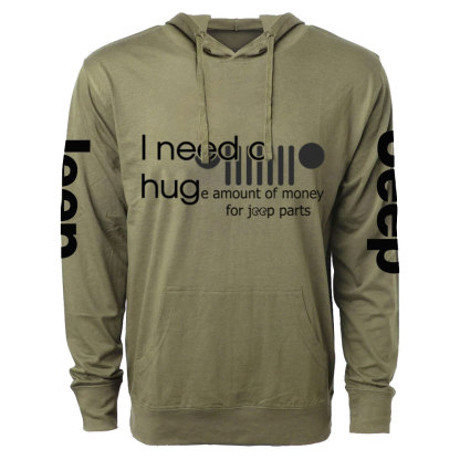 I Need A Hug Funny Jp Oversized Lightweight Hoodie