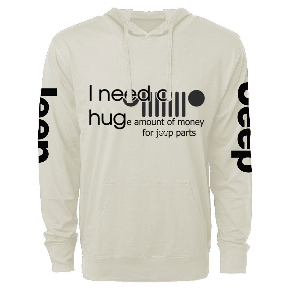 I Need A Hug Funny Jp Oversized Lightweight Hoodie