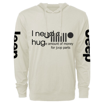 I Need A Hug Funny Jp Oversized Lightweight Hoodie