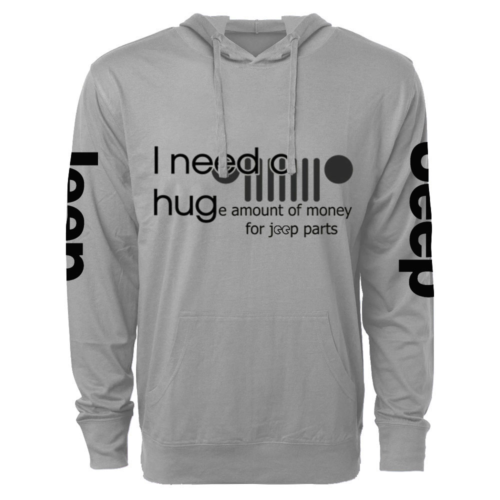 I Need A Hug Funny Jp Oversized Lightweight Hoodie