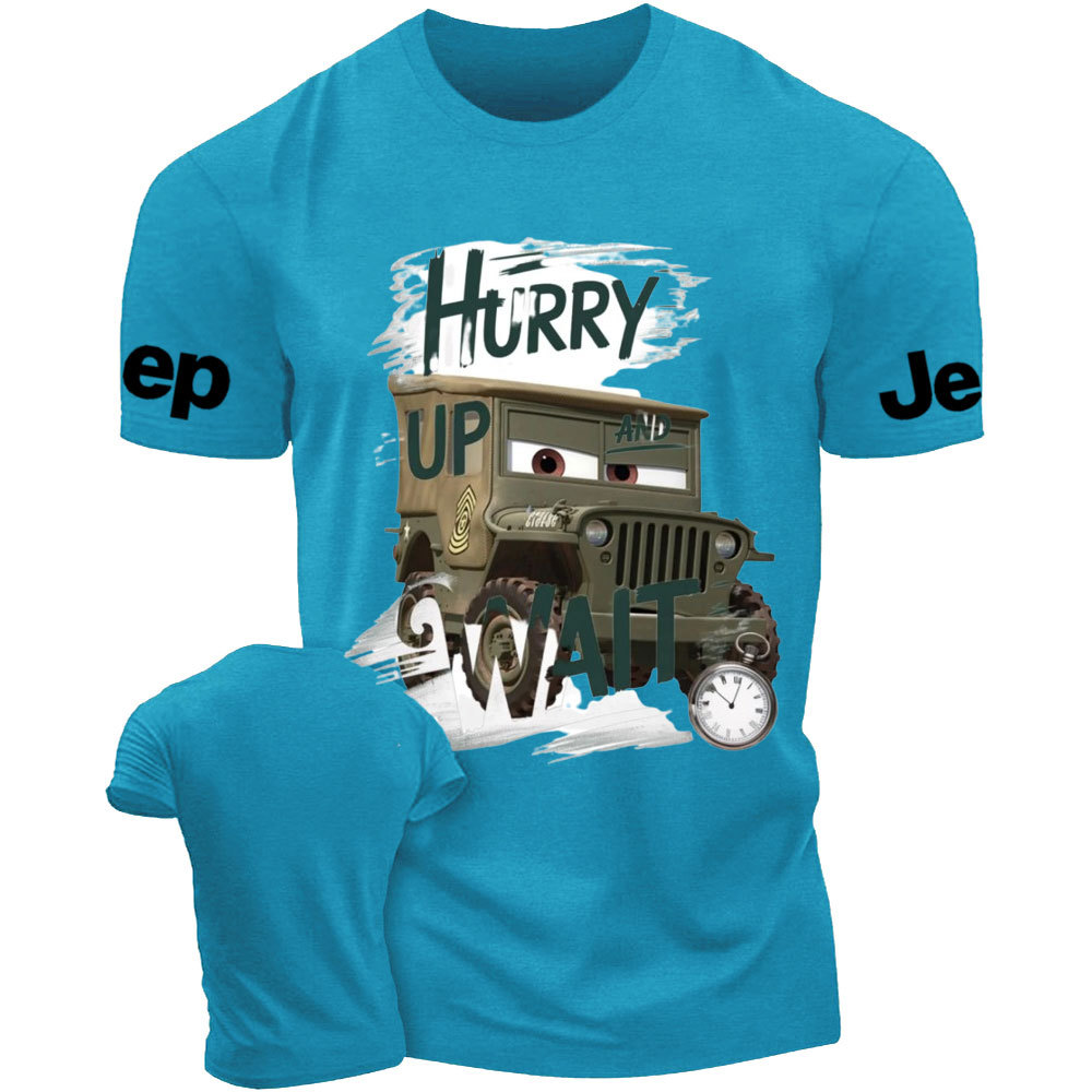 Hurry Up and Wait Cars Sarge Jp T-Shirt