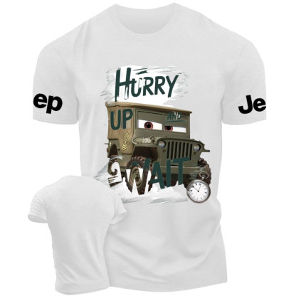 Hurry Up and Wait Cars Sarge Jp T-Shirt
