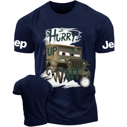 Hurry Up and Wait Cars Sarge Jp T-Shirt