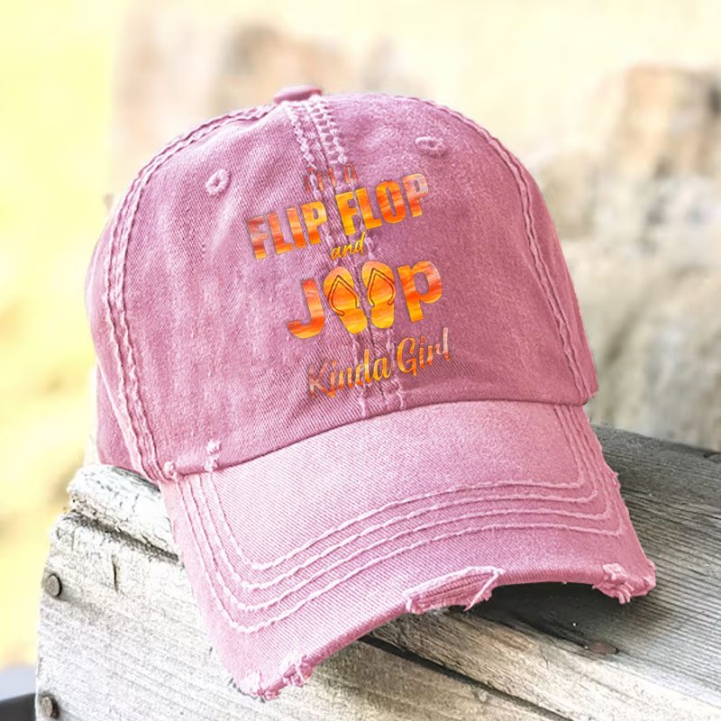 I’m A Flip Flop And Jp Kinda Girl - Jp Baseball Cap