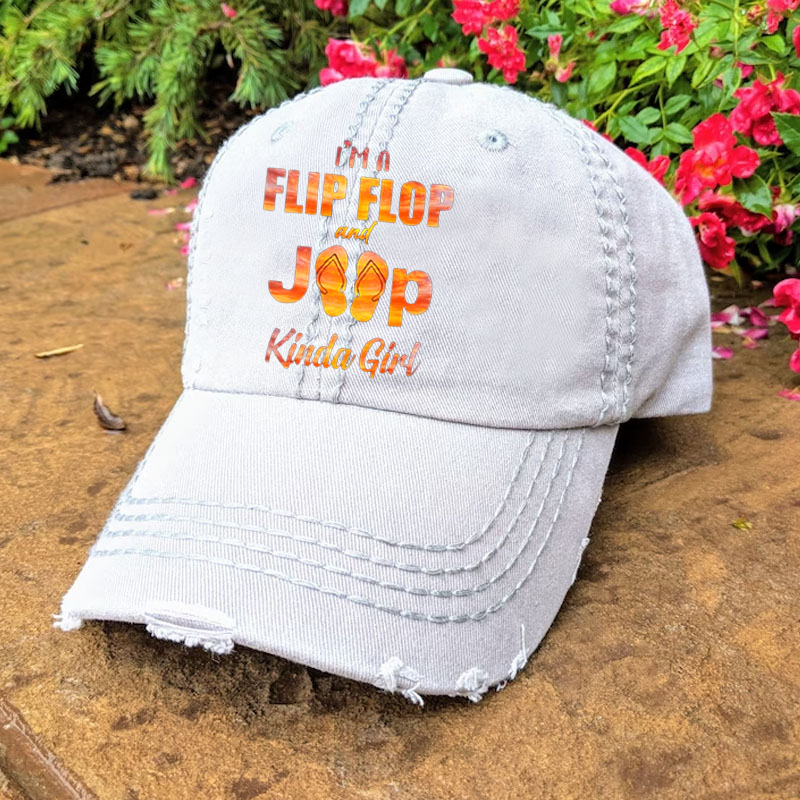 I’m A Flip Flop And Jp Kinda Girl - Jp Baseball Cap