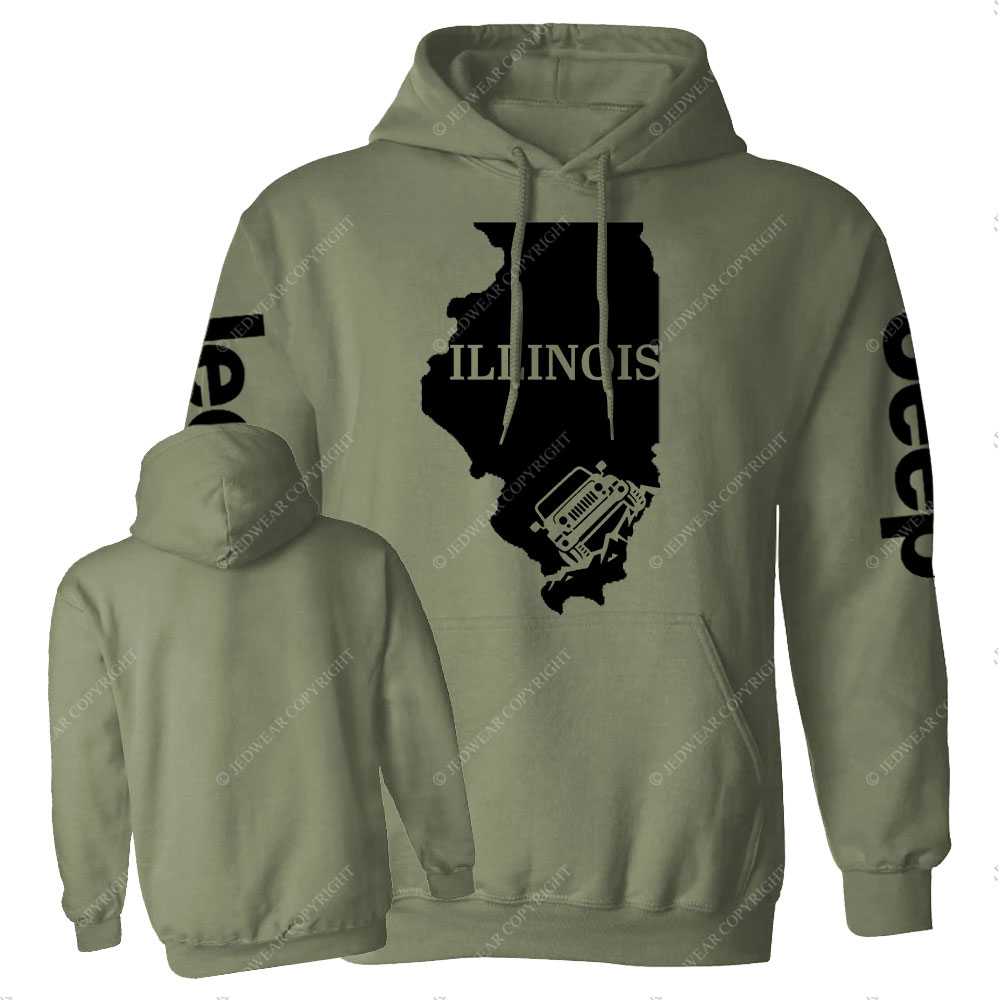 Illinois Jp Casual Hoodie