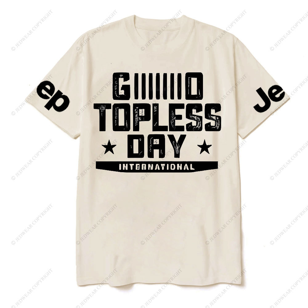 Go Topless Day Intrenational Jp Lover T-Shirt