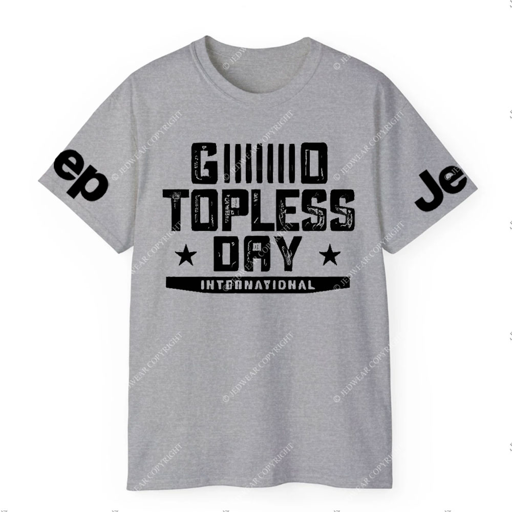 Go Topless Day Intrenational Jp Lover T-Shirt