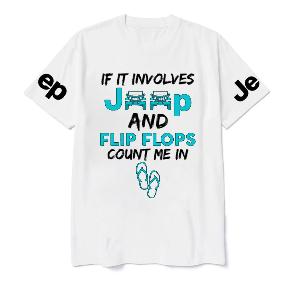 If It Involves Jp And Flip Flops Count Me Jp Lover T-Shirt