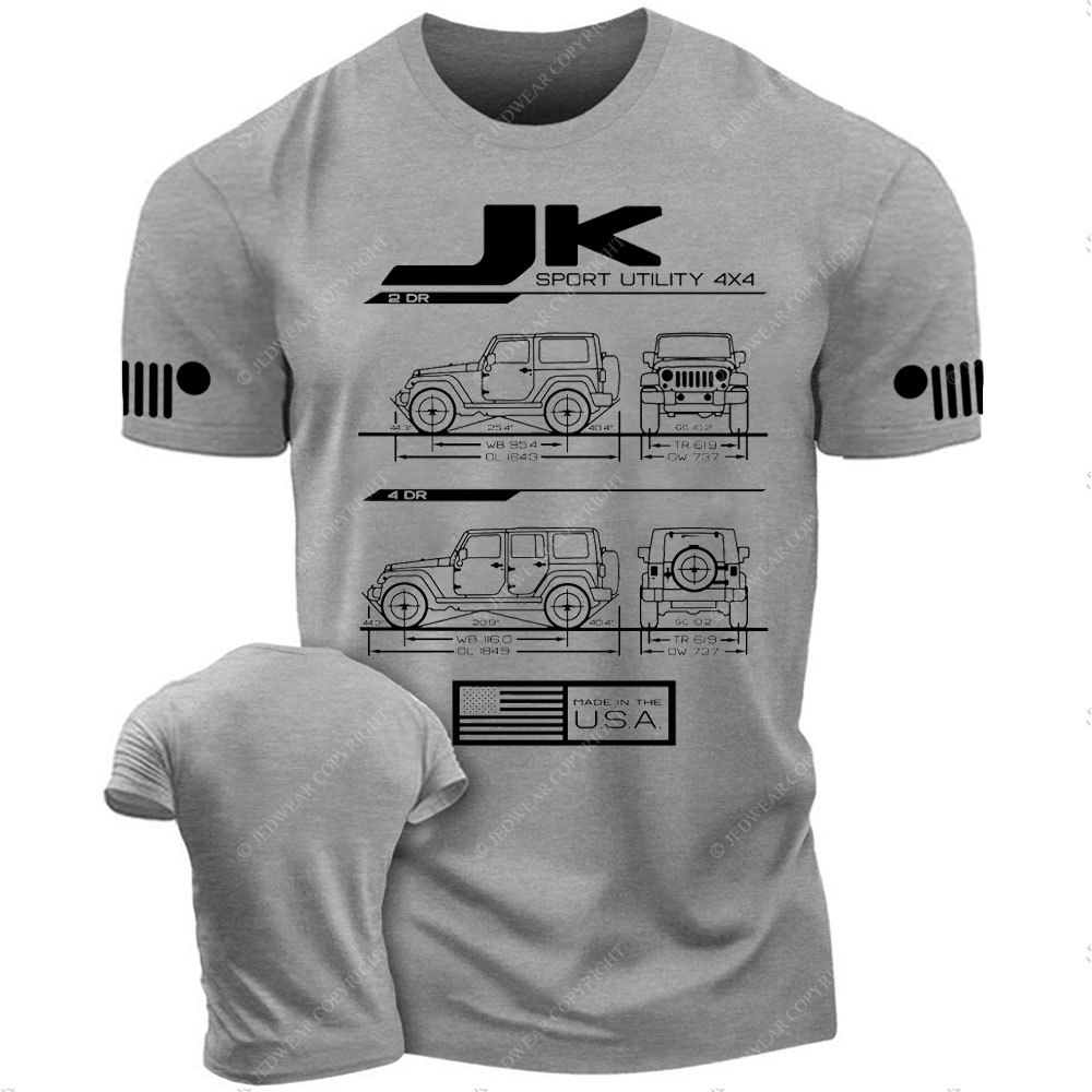 JK Wrangler Blueprint Jp T-Shirt