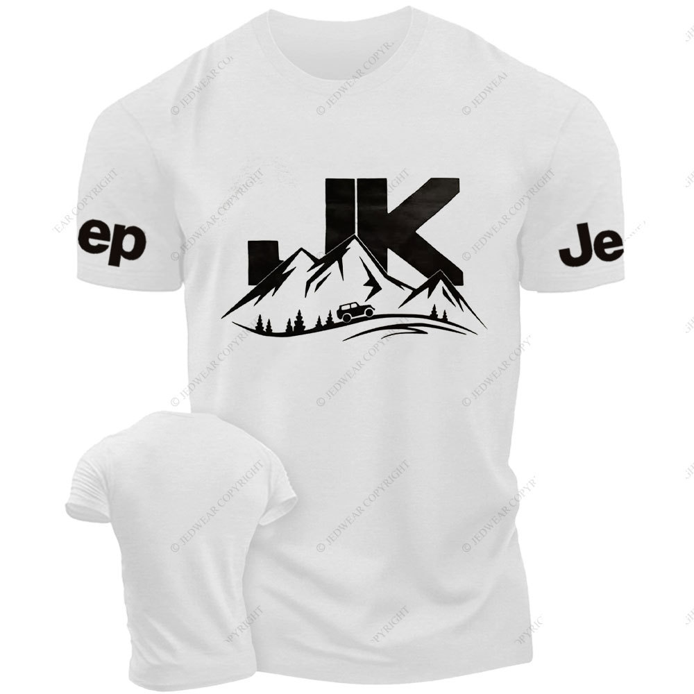JK Wrangler Driving on a Winding Mountain Road Jp T-Shirt
