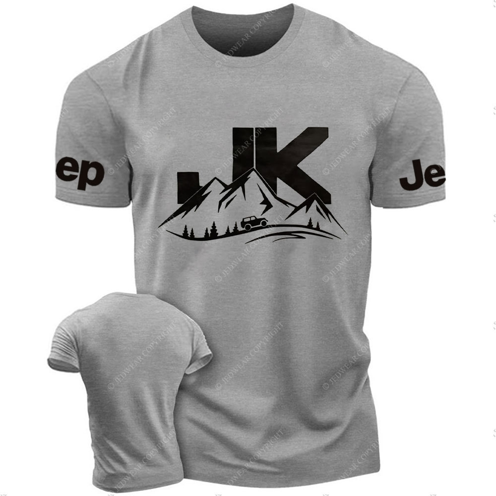 JK Wrangler Driving on a Winding Mountain Road Jp T-Shirt