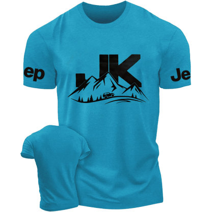 JK Wrangler Driving on a Winding Mountain Road Jp T-Shirt