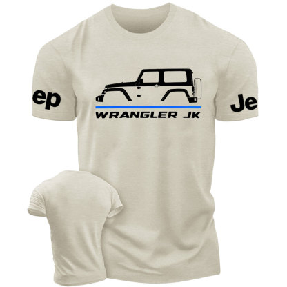 Jp Wrangler JK 2007- 2018 Car Enthusiast Thin Blue Line Police T-Shirt