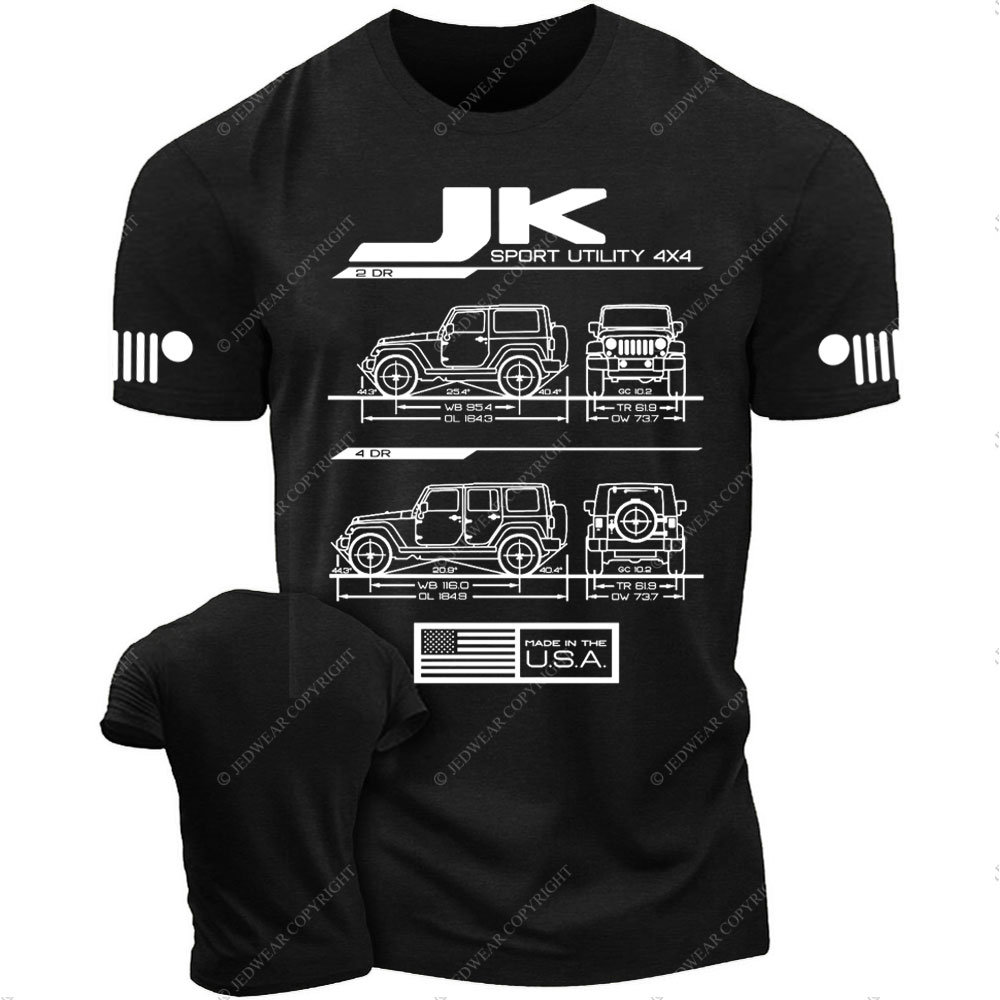 JK Wrangler Blueprint Jp T-Shirt