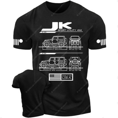 JK Wrangler Blueprint Jp T-Shirt