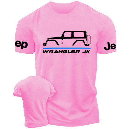 Jp Wrangler JK 2007- 2018 Car Enthusiast Thin Blue Line Police T-Shirt