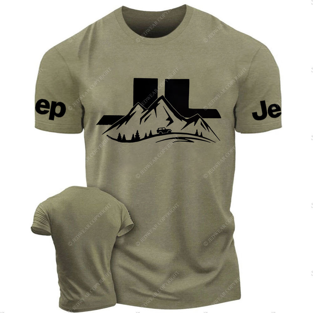 Jp Wrangler JL Driving on a Winding Mountain Road T-Shirt