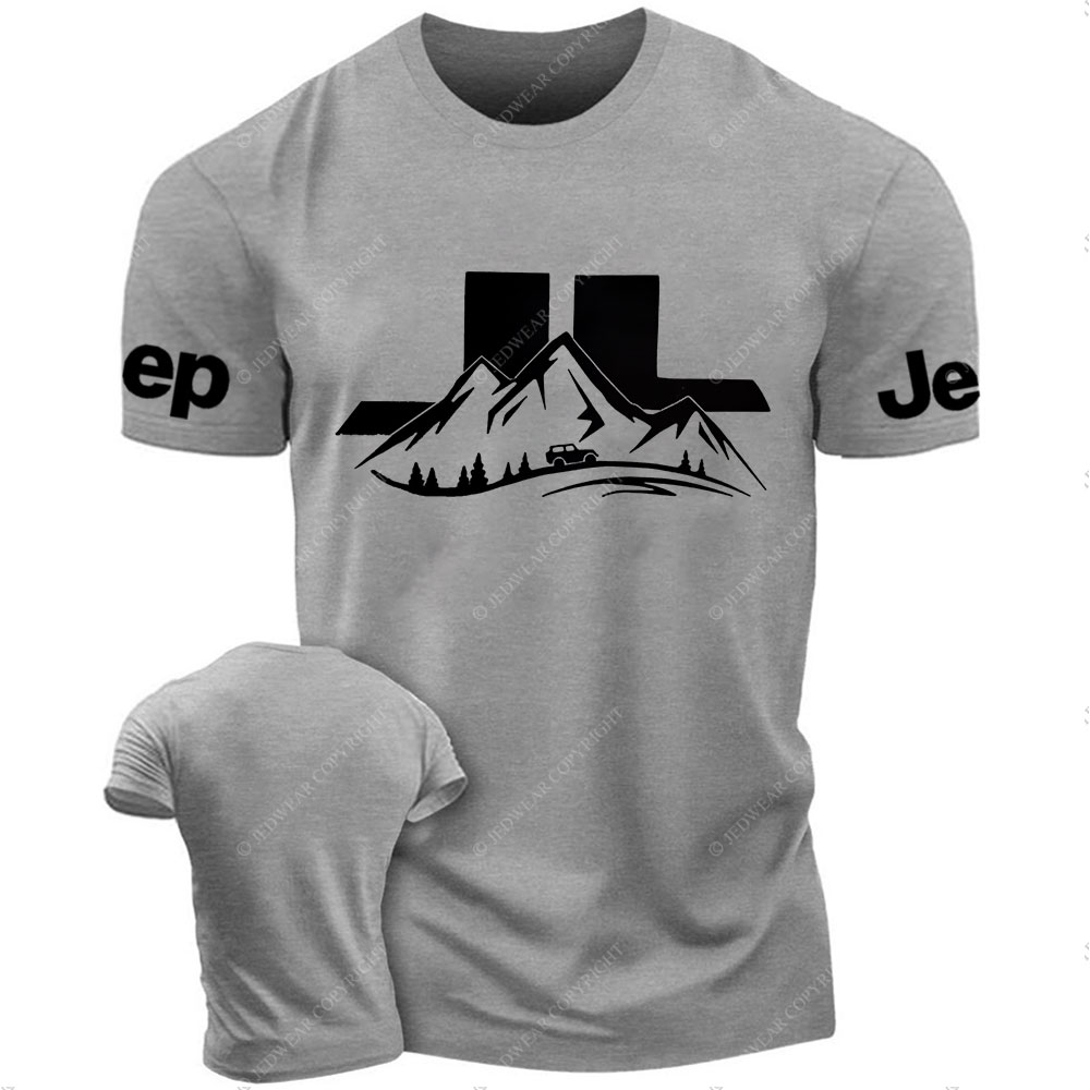 Jp Wrangler JL Driving on a Winding Mountain Road T-Shirt