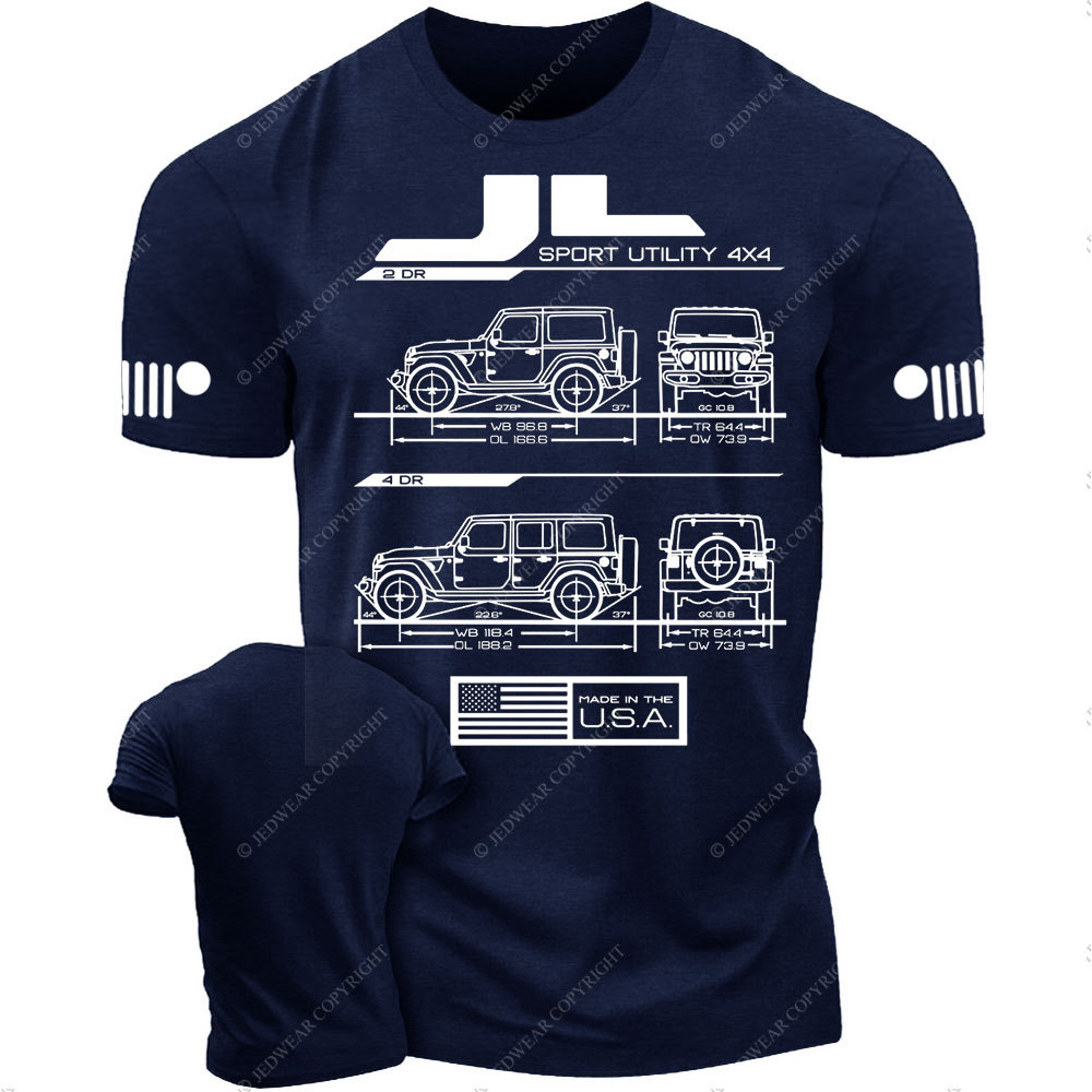 JL Wrangler Blueprint Jp T-Shirt
