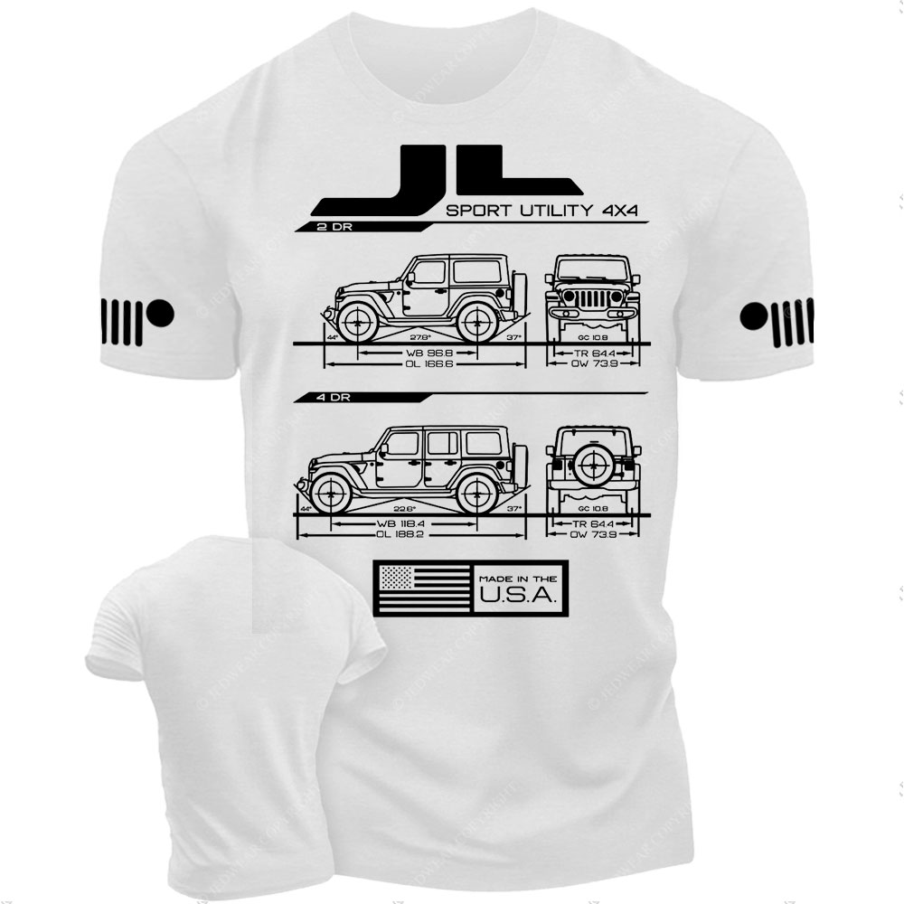 JL Wrangler Blueprint Jp T-Shirt