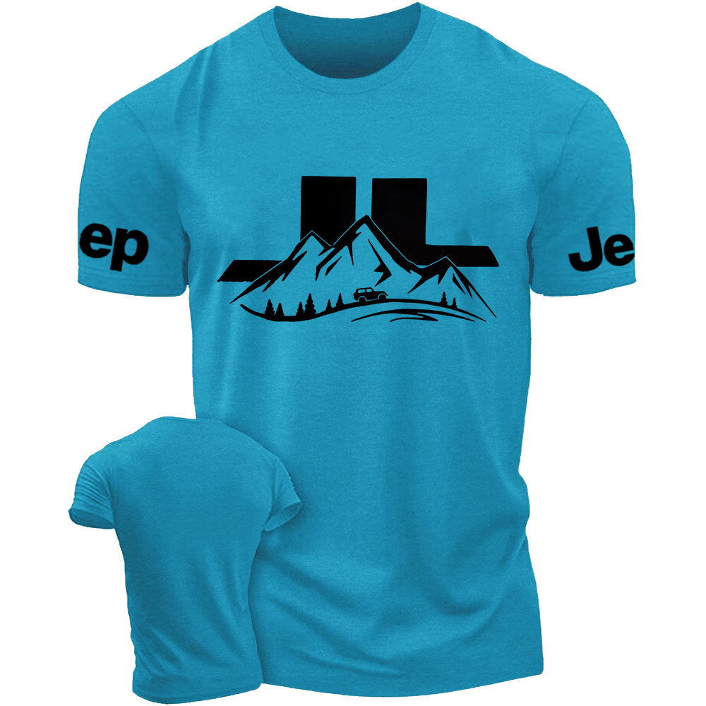 Jp Wrangler JL Driving on a Winding Mountain Road T-Shirt