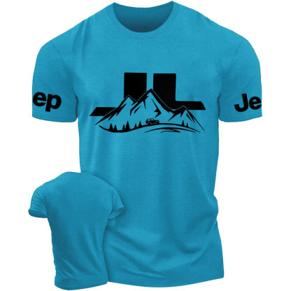 Jp Wrangler JL Driving on a Winding Mountain Road T-Shirt