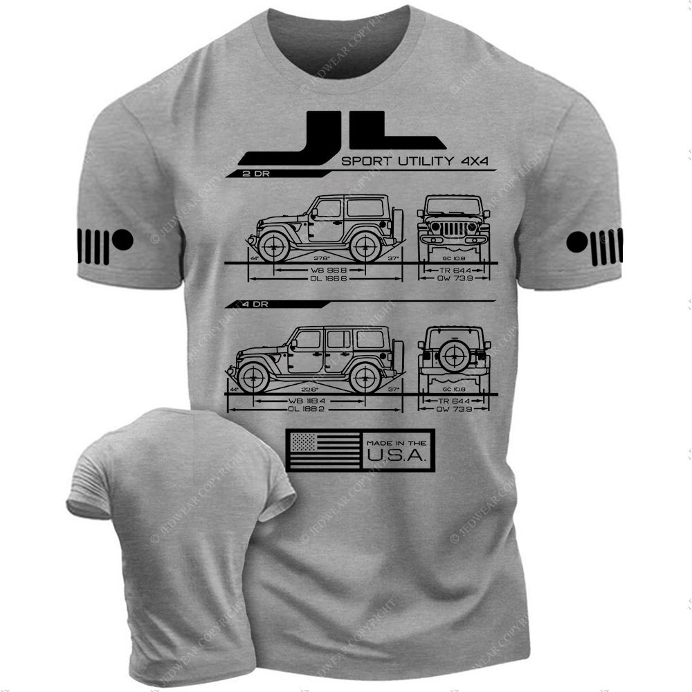 JL Wrangler Blueprint Jp T-Shirt