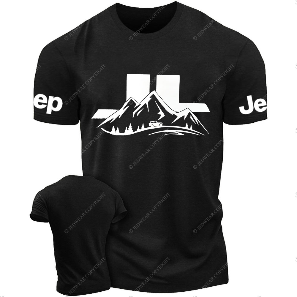 Jp Wrangler JL Driving on a Winding Mountain Road T-Shirt