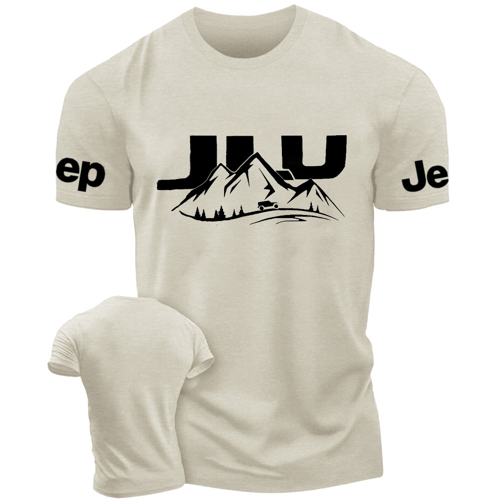 JLU Jp Wrangler JL Unlimited Driving on a Winding Mountain Road T-Shirt