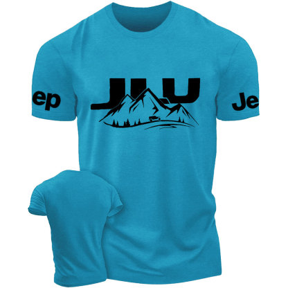 JLU Jp Wrangler JL Unlimited Driving on a Winding Mountain Road T-Shirt