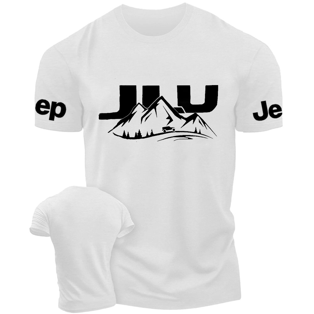 JLU Jp Wrangler JL Unlimited Driving on a Winding Mountain Road T-Shirt