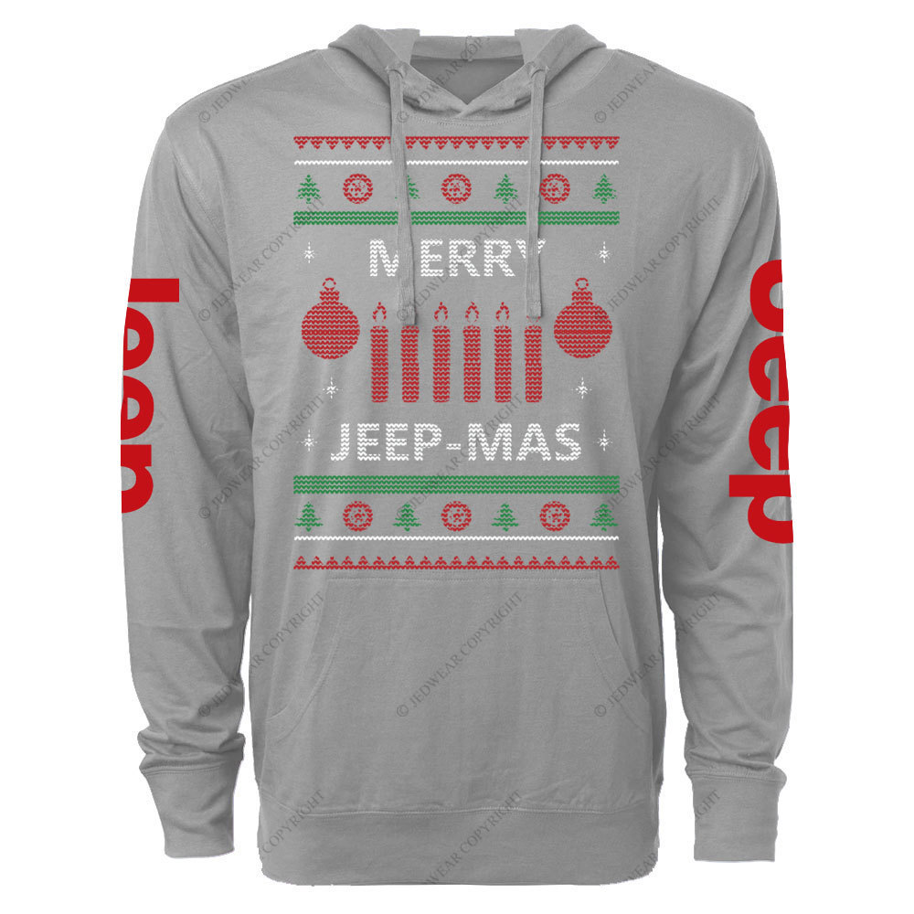 Merry Jp-Mas Ugly Christmas Oversized Lightweight Hoodie