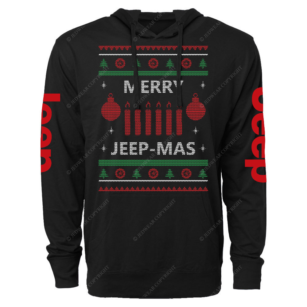 Merry Jp-Mas Ugly Christmas Oversized Lightweight Hoodie
