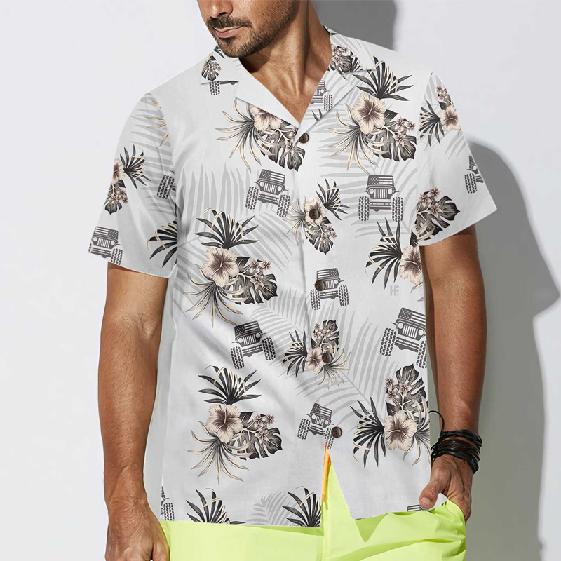 Jp And Hibiscus Pattern Hawaiian Shirt, Tropical Jp Shirt For Men & Woment