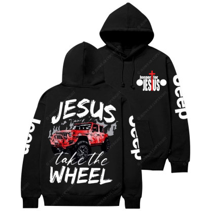 Jesus Take The Wheel Jp Casual Hoodie