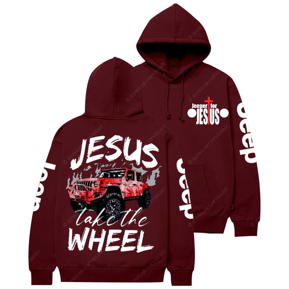 Jesus Take The Wheel Jp Casual Hoodie