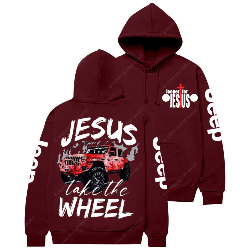Jesus Take The Wheel Jp Casual Hoodie