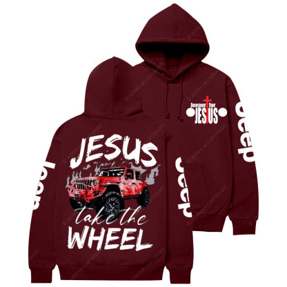 Jesus Take The Wheel Jp Casual Hoodie