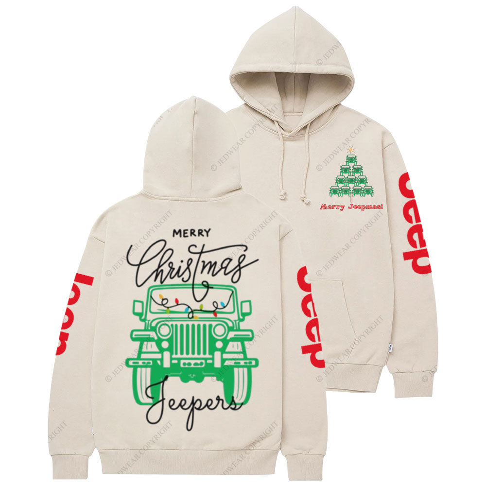 Merry Christmas Jper Jp Christmas Tree Casual Hoodie