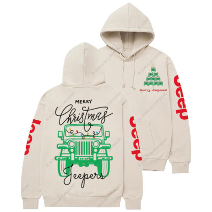 Merry Christmas Jper Jp Christmas Tree Casual Hoodie