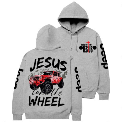 Jesus Take The Wheel Jp Casual Hoodie