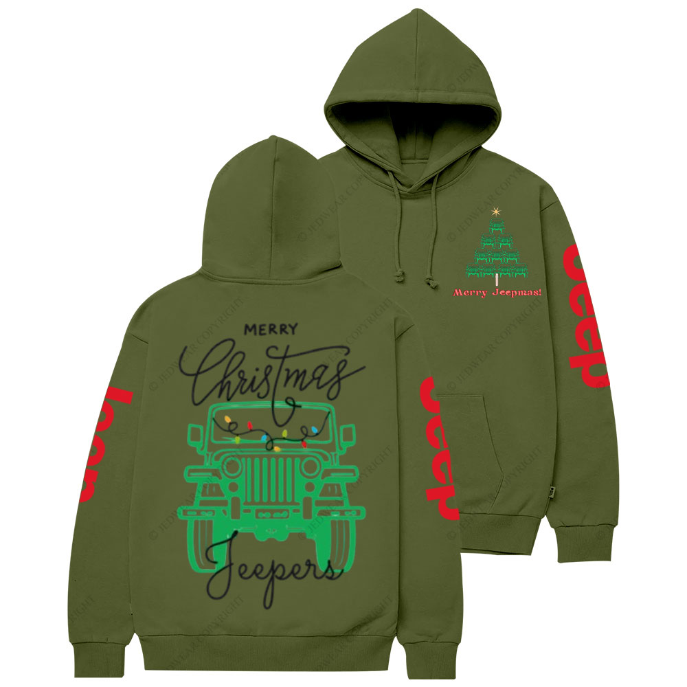 Merry Christmas Jper Jp Christmas Tree Casual Hoodie