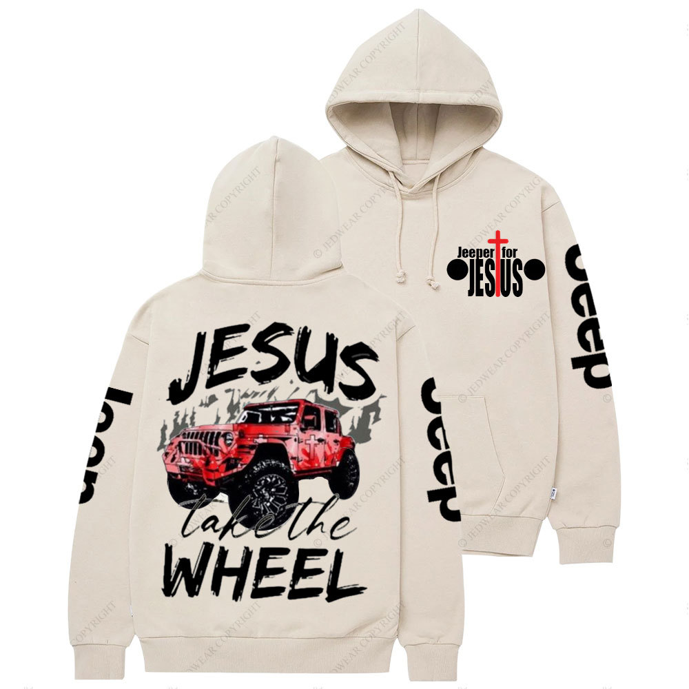 Jesus Take The Wheel Jp Casual Hoodie