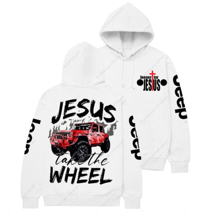 Jesus Take The Wheel Jp Casual Hoodie