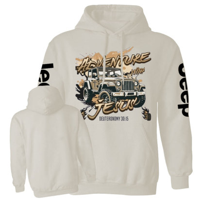 Adventure with Jesus Deut 30:15 Jp Lover Casual Hoodie