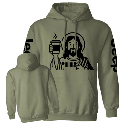 Funny Jesus Christ Jp Grille Casual Hoodie