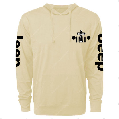 Jesus Cross Jp Grille Oversized Lightweight Hoodie